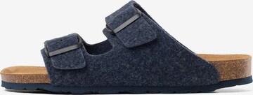 Bayton Mules 'Hawaii' in Blue: front