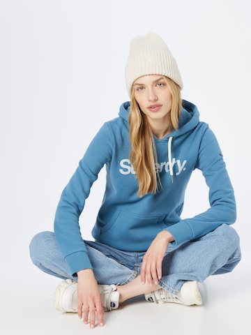 Superdry - Sweatshirt em azul