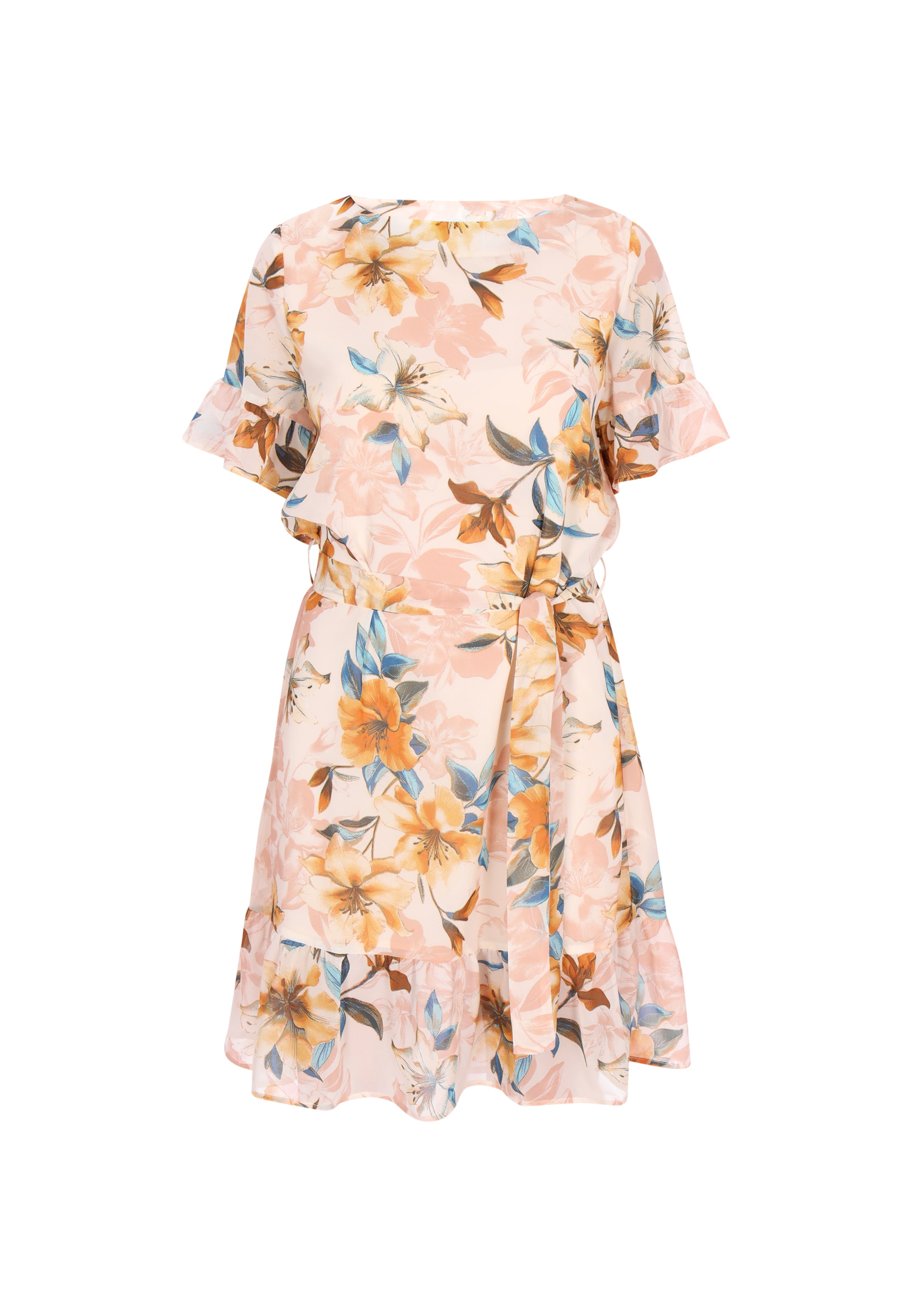 Usha - Vestido 'Casual' en beige: frente