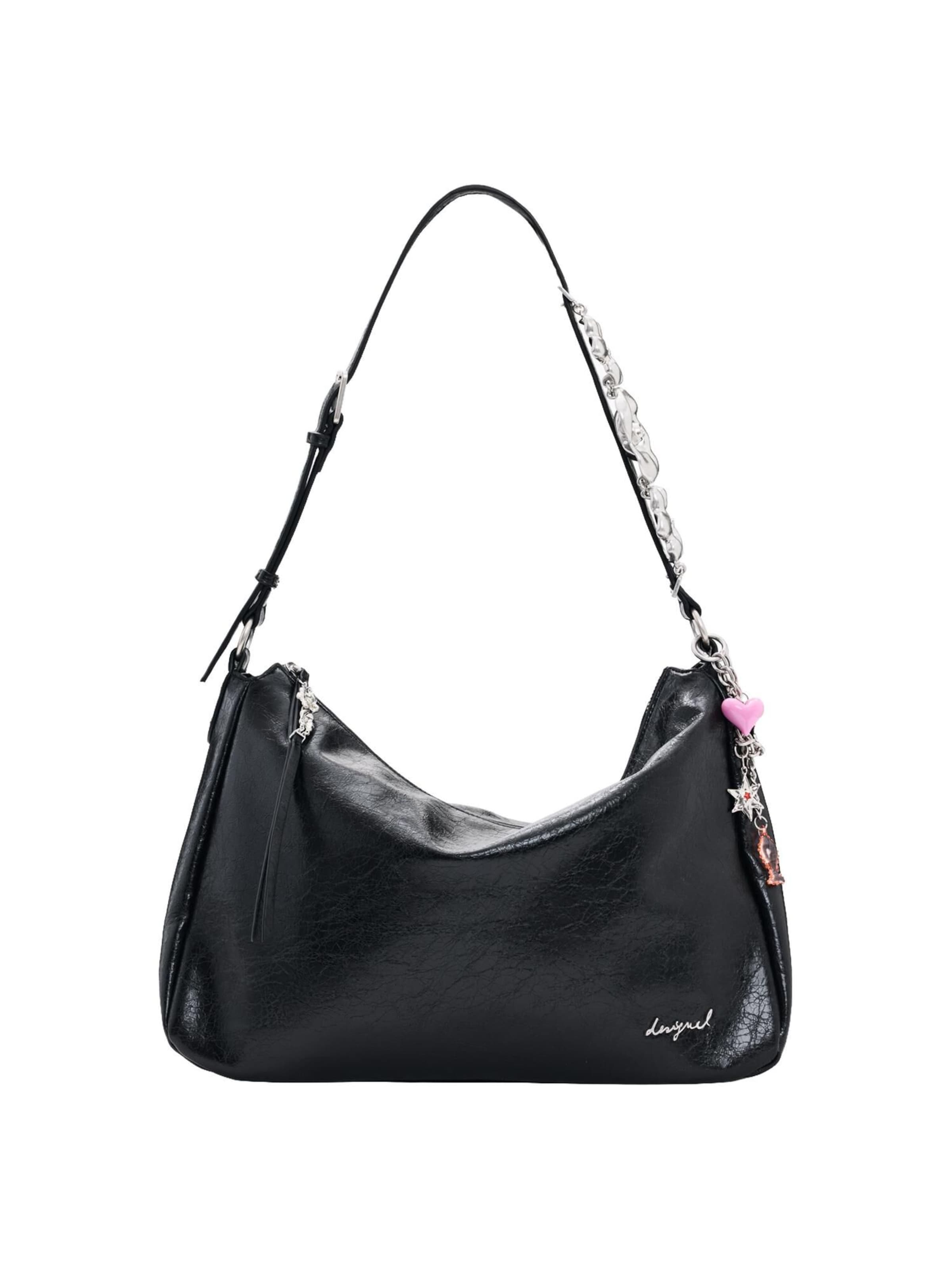 Desigual Schultertasche in Schwarz: Vorderseite