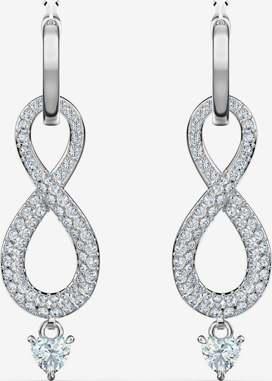 Swarovski Boucles d'oreilles 'Unendlichkeitsschleife' en argent, Vue avec produit