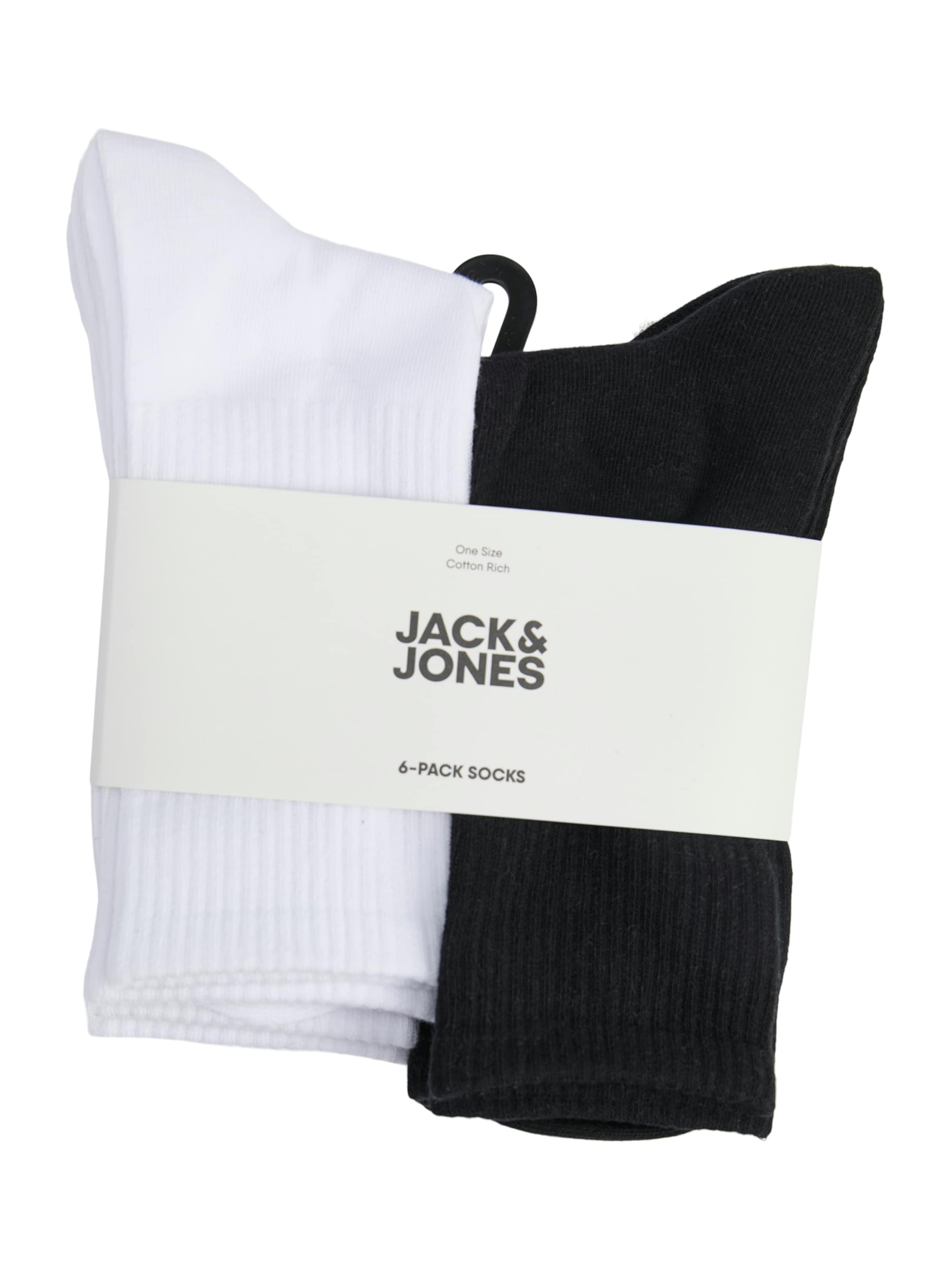 JACK & JONES Sokker 'JACNOLAN' i sort