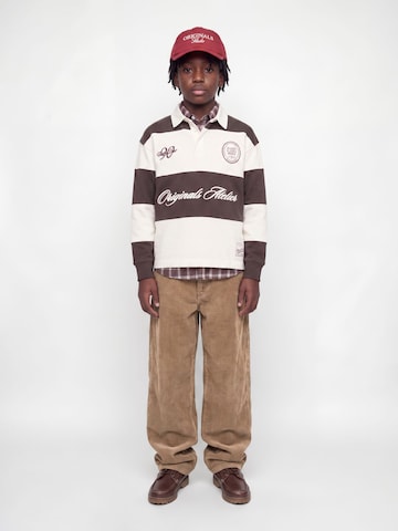 Jack & Jones Junior Baggy Hose 'JPSTAlex' in Braun