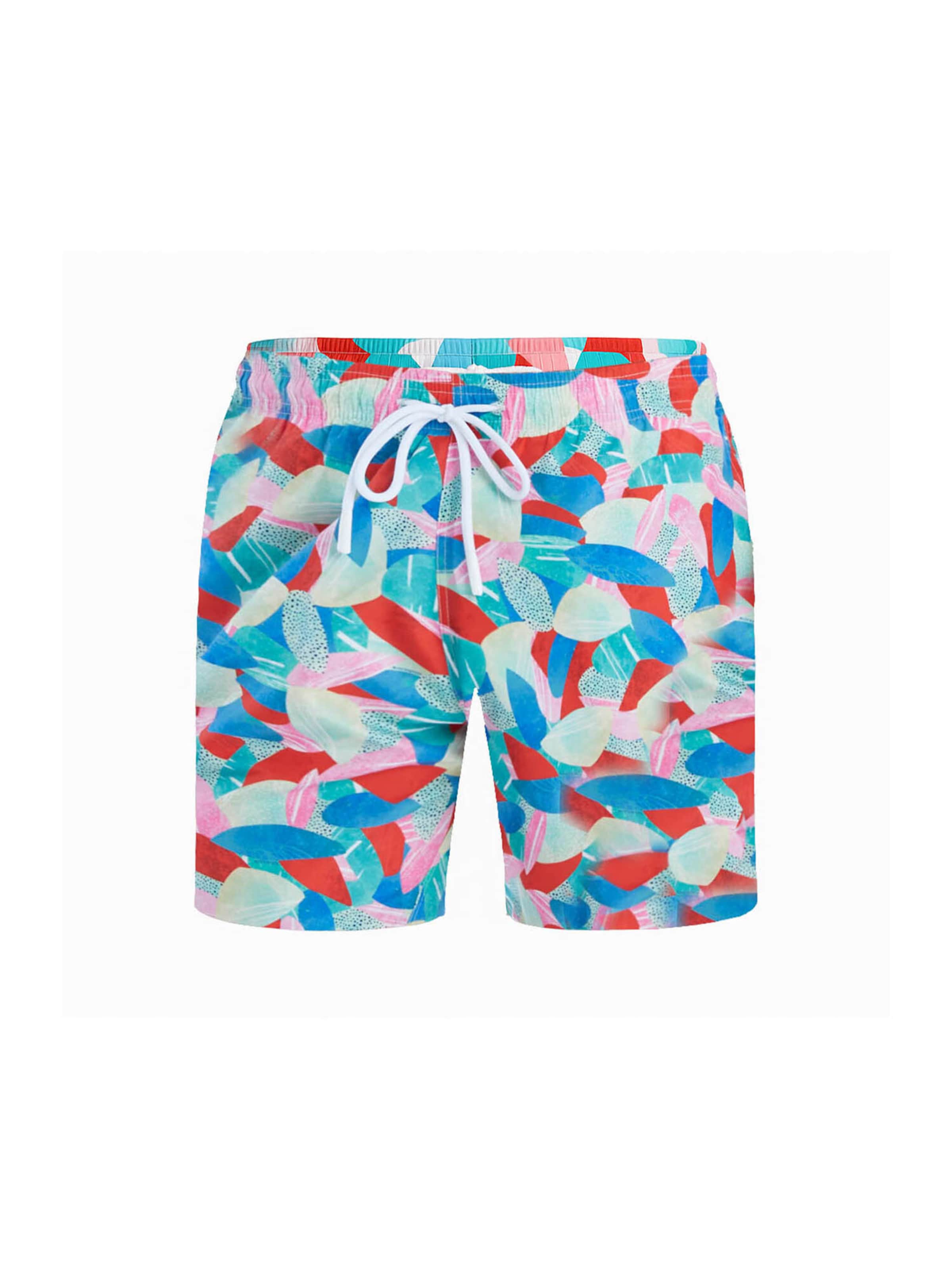 Blackspade Swimming shorts ' Medium Pattern ' in Mixed colours: front