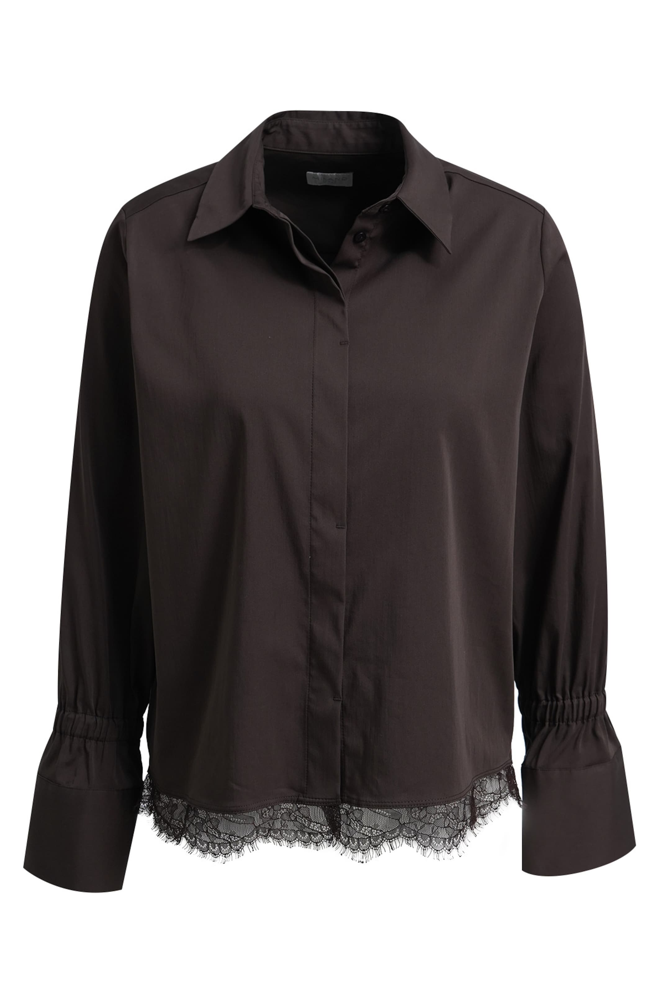 Milano Italy Blouse in Brown: front
