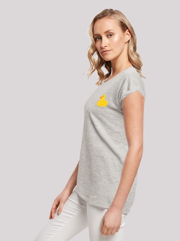 F4NT4STIC Shirt 'Yellow Rubber Duck' in Grijs