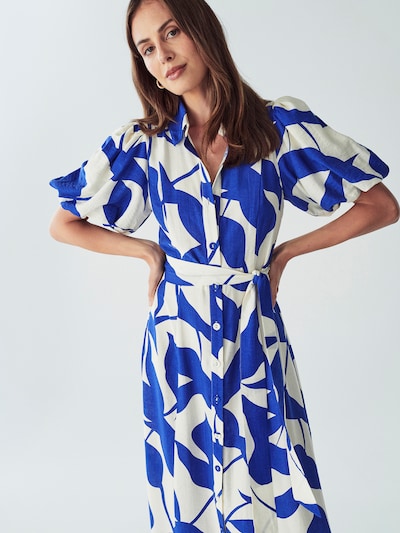 Willa Kleid 'Ariane' in blau / weiß, Produktansicht