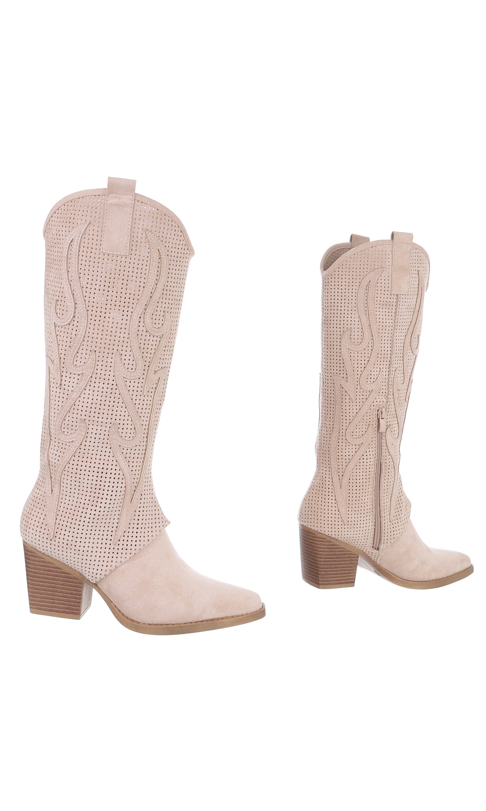 Ital-Design Stiefel in Beige