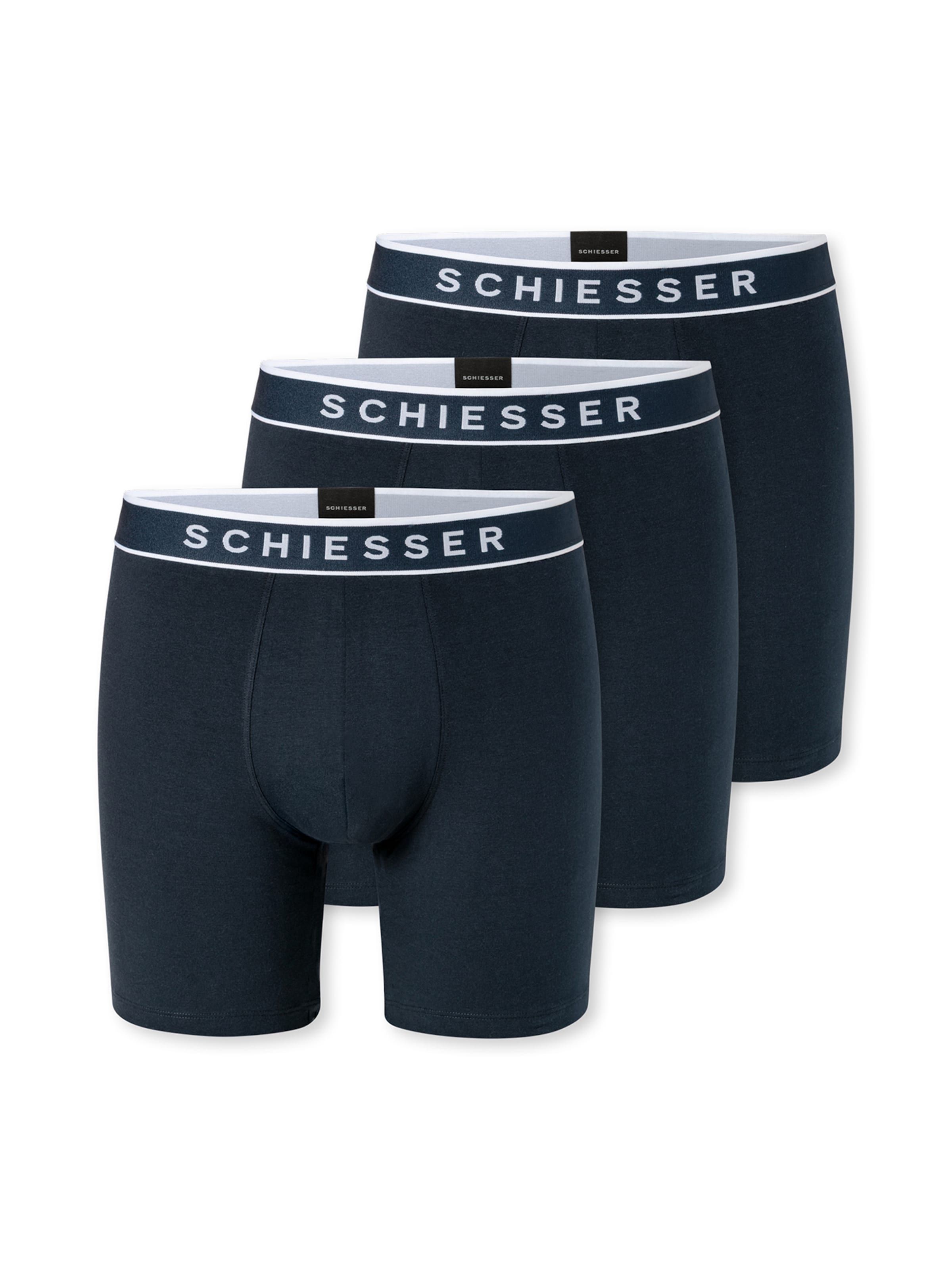 SCHIESSER Boxershorts ' 95/5 Multi ' in 4XL in de kleur Nachtblauw, Productweergave