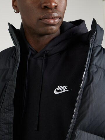 Nike Sportswear Regular Fit Sweatshirt 'Club' in Schwarz