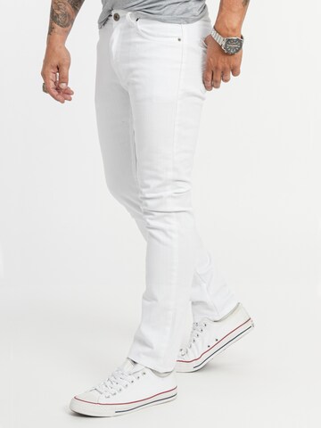 Rock Creek Slimfit Jeans in Weiß