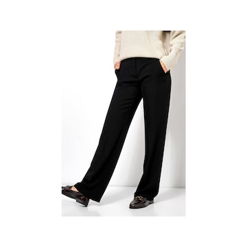 TONI Loose fit Pleated Pants in Black