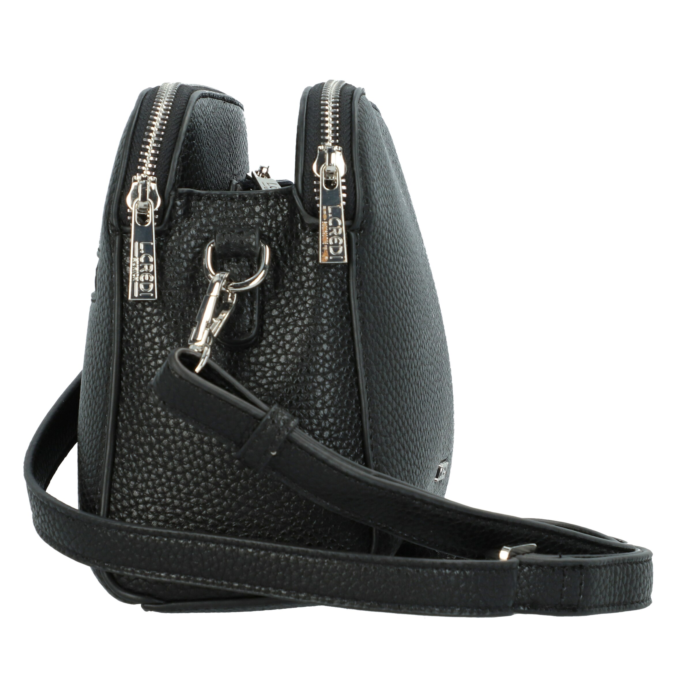 Sac à bandoulière 'Franka' L.CREDI en noir