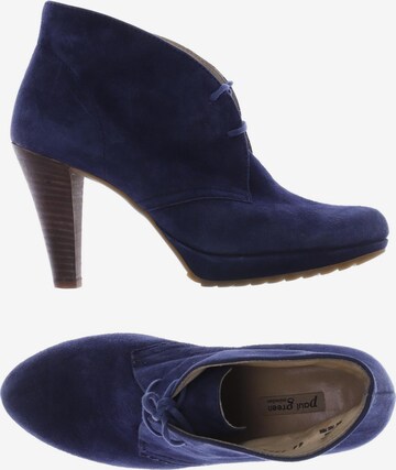 Paul Green Dress Boots in 38 in Blue: front