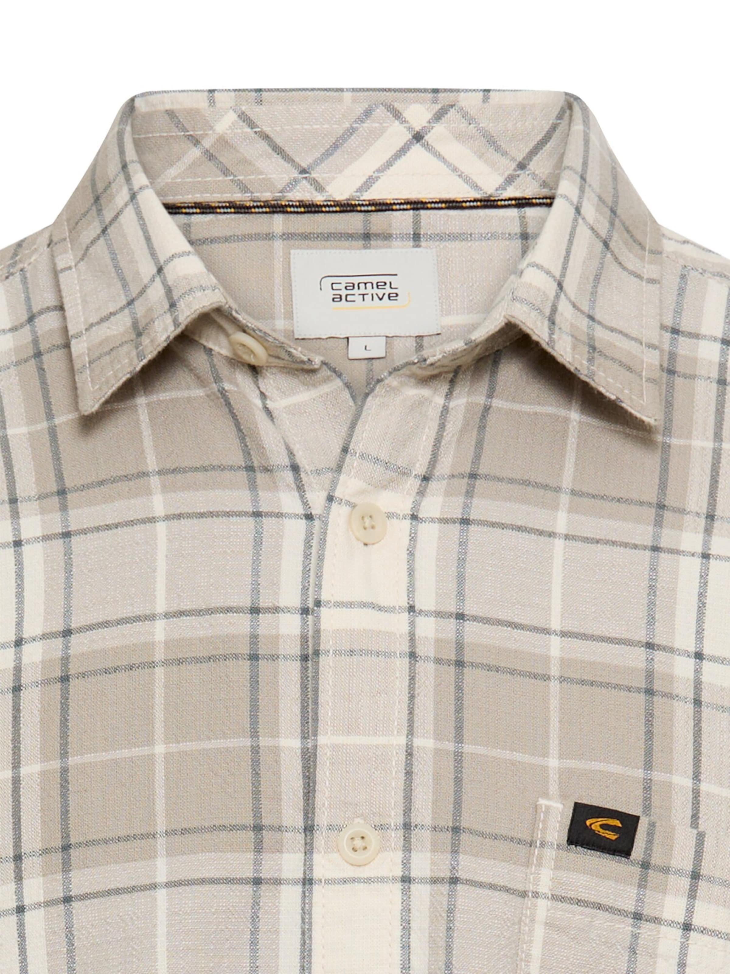 CAMEL ACTIVE Regular fit Button Up Shirt in Beige