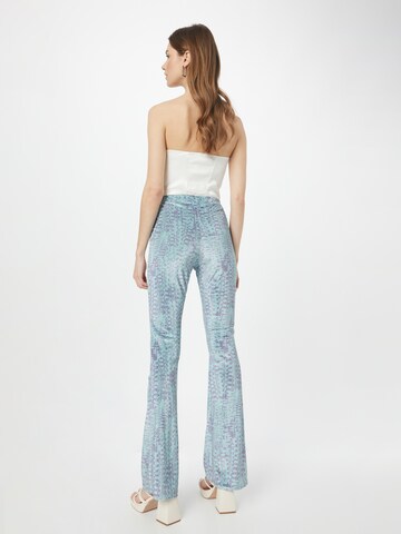 Daisy Street Flared Broek 'BECKY' in Blauw