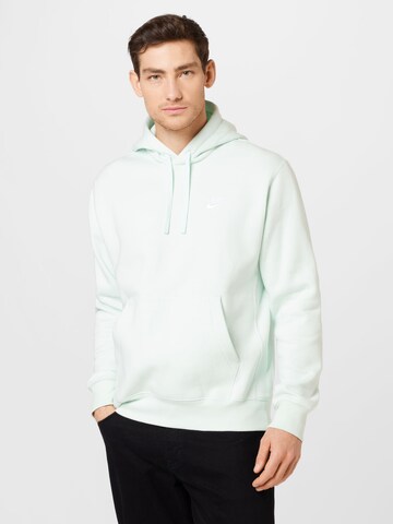 Nike Sportswear Regular fit Sweatshirt 'Club Fleece' in Green: front