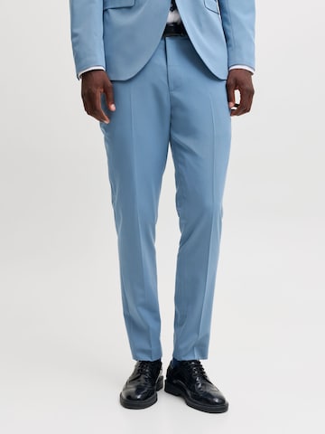 Coupe slim Pantalon à plis 'FRANCO ' JACK & JONES en bleu : devant