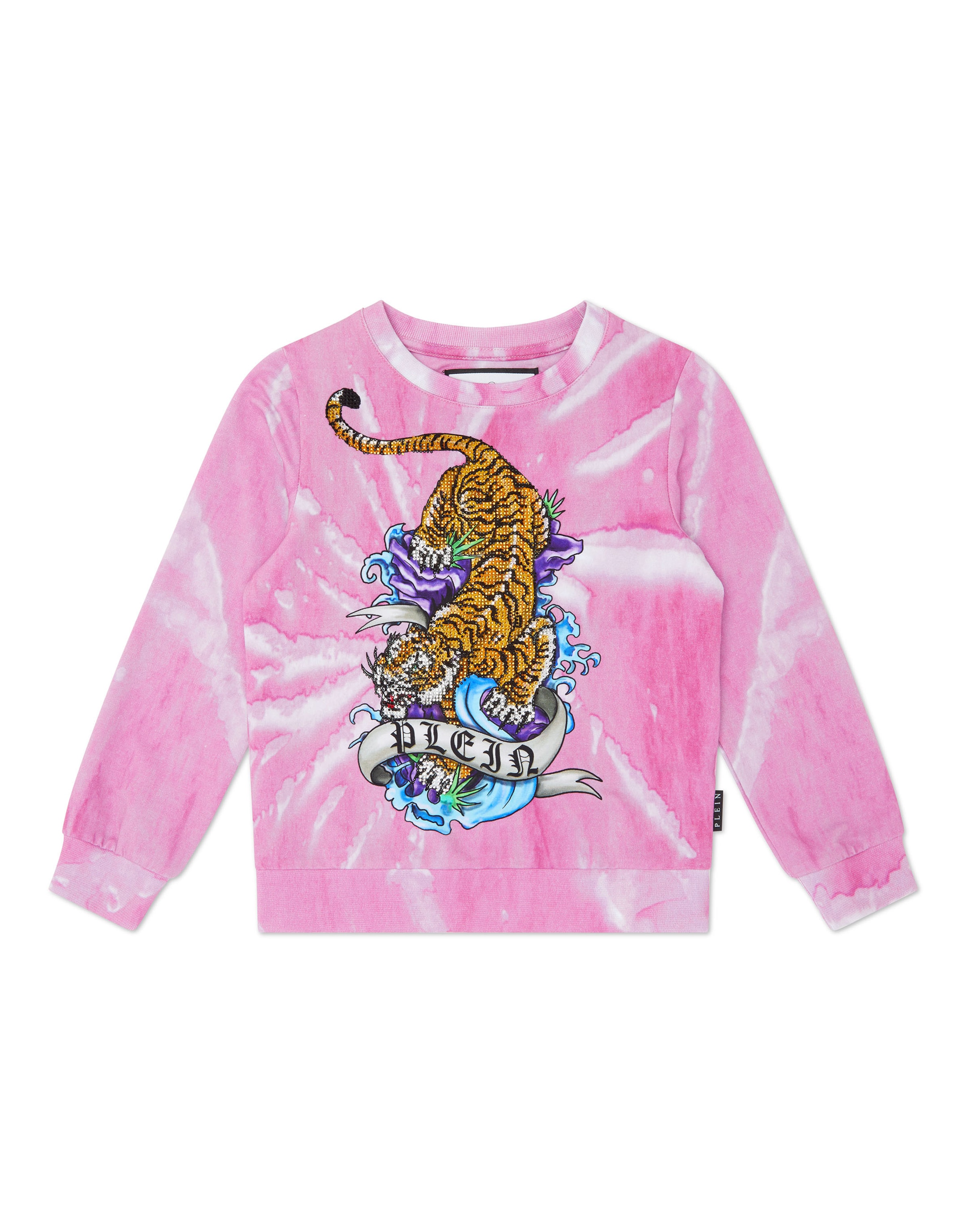 Philipp Plein - Sweatshirt 'Tattoo' em rosa: frente