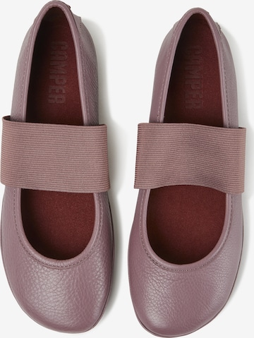 CAMPER Ballet Flats with Strap 'Nina' in Purple