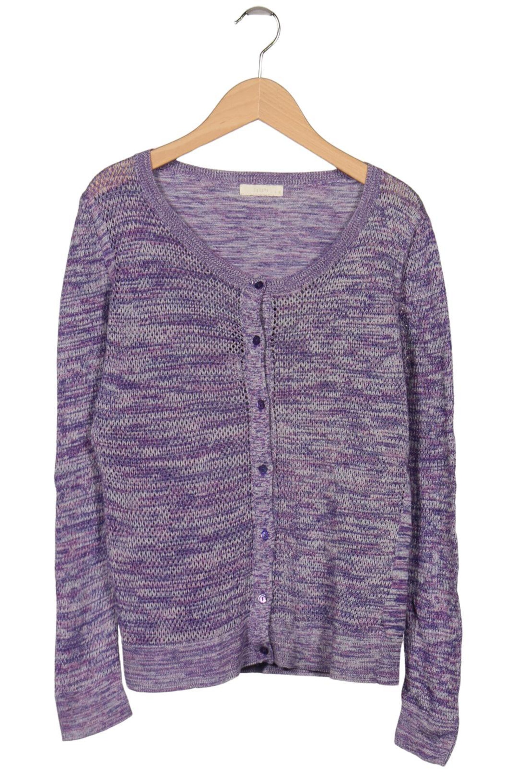 Sweater Cardigan in S (Purple, S)