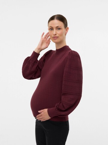 Vero Moda Maternity Sweater in Red: front