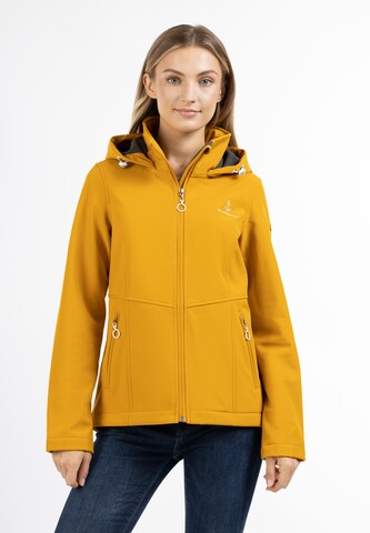 DreiMaster Maritim Between-Season Jacket in Yellow: front