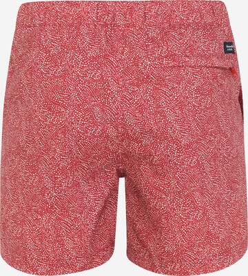 Abercrombie & Fitch Badeshorts in Rot