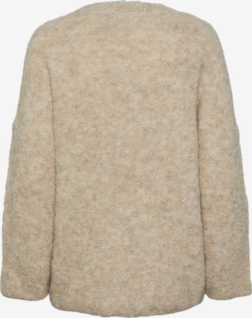 PIECES Pullover 'Fika' in Beige