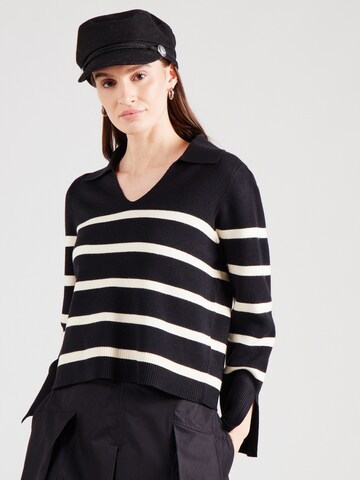 Pull-over ONLY en noir : devant