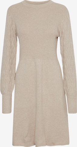 b.young Knitted dress 'Nonina' in Beige: front