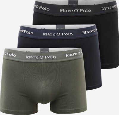 Marc O'Polo Bokserice u noćno plava / kaki / crna / bijela, Pregled proizvoda