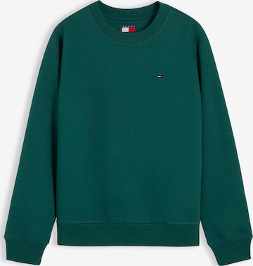 Sweat-shirt Tommy Jeans en vert : devant