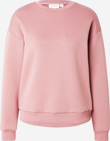 VILA Sweatshirt 'VISandy' in Pink: Vorderseite