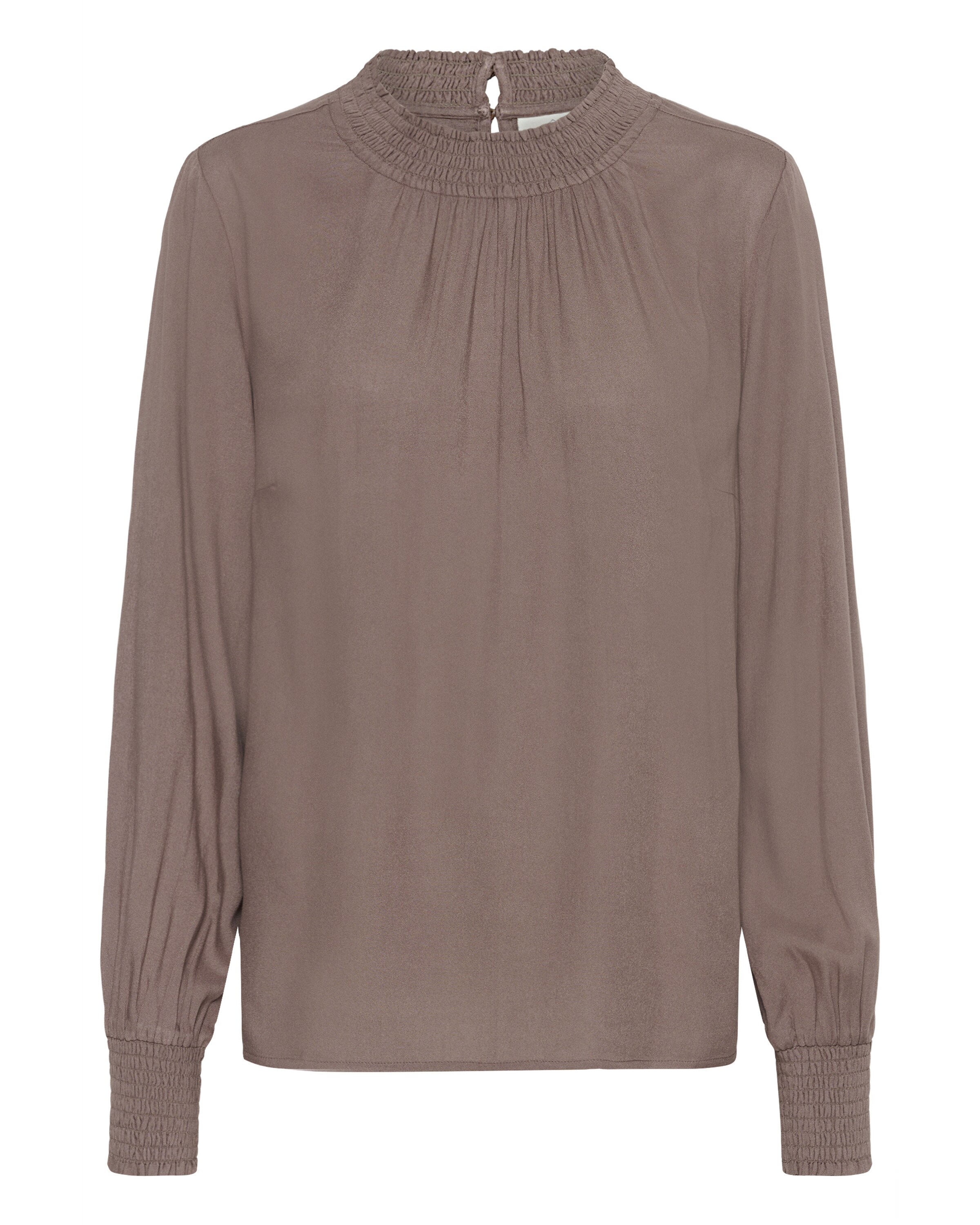 Kaffe Blouse in de kleur Donkerbeige, Productweergave