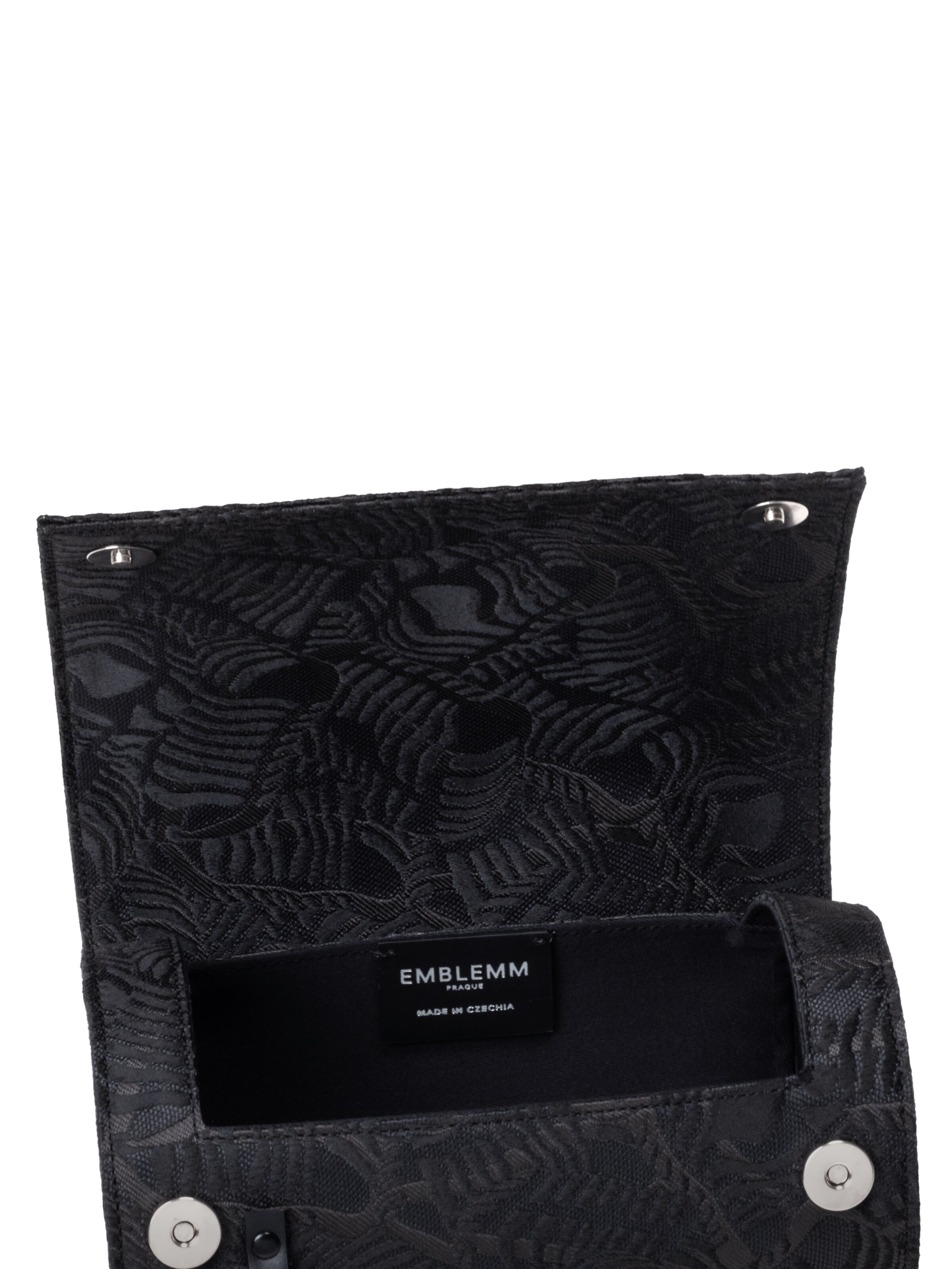 EMBLEMM Schoudertas 'Up My Sleeve' in Zwart