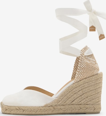 balta Castañer Espadrilės 'Chiara': priekis
