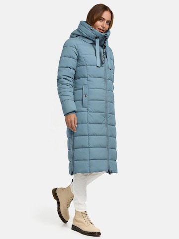 NAVAHOO Wintermantel in Blauw