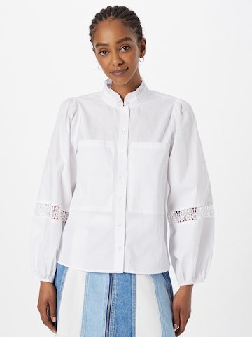 A-VIEW Blouse 'Tiffany' in Wit: voorkant