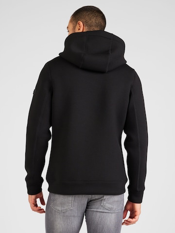 Peuterey Zip-Up Hoodie in Black