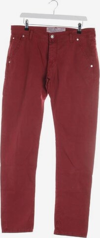 Jacob Cohen Pants in 35 in Red: front