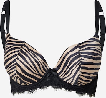 LingaDore - Push-up Sujetador en beige: frente