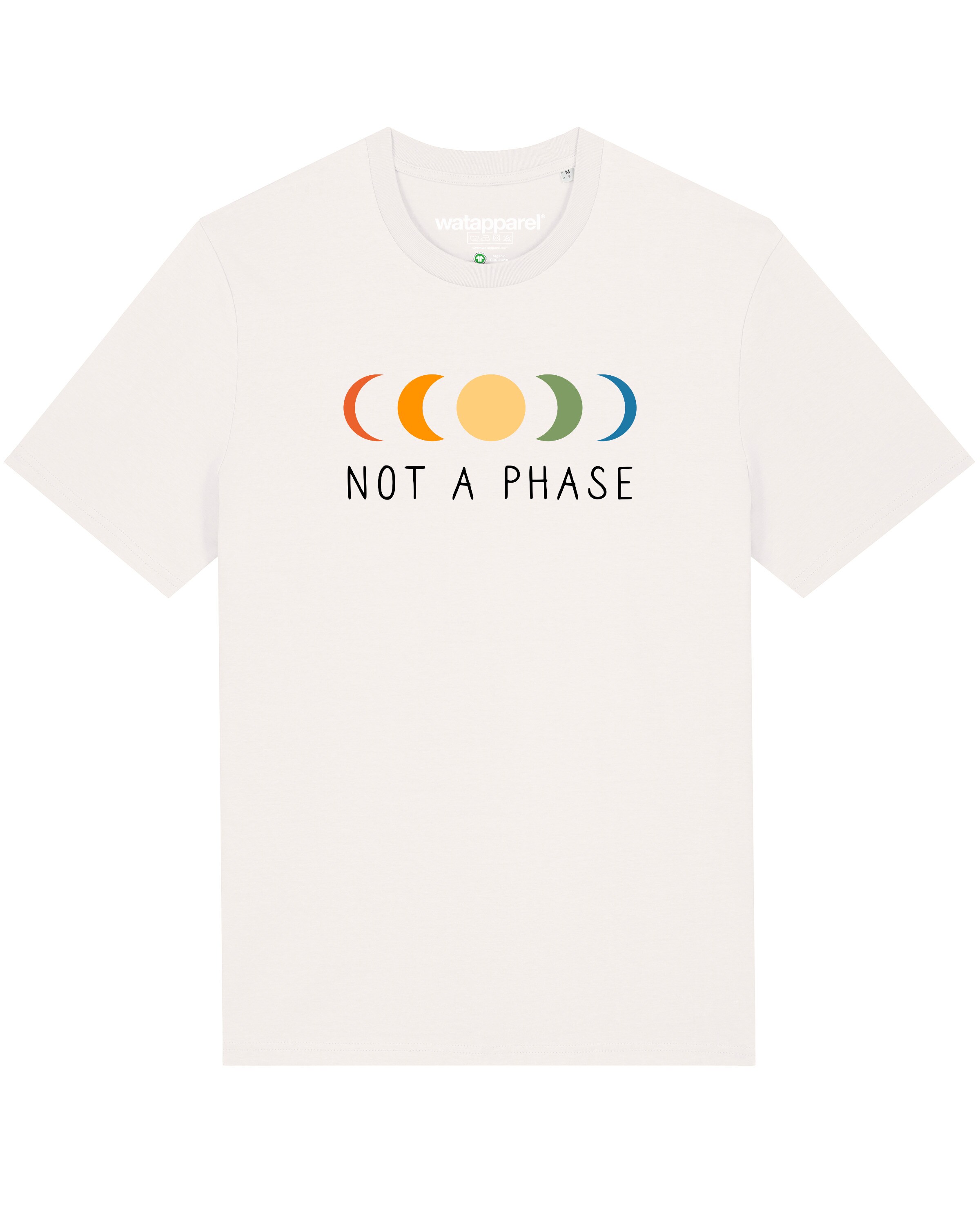 Watapparel Shirt ' Not a Phase ' in Wit: voorkant