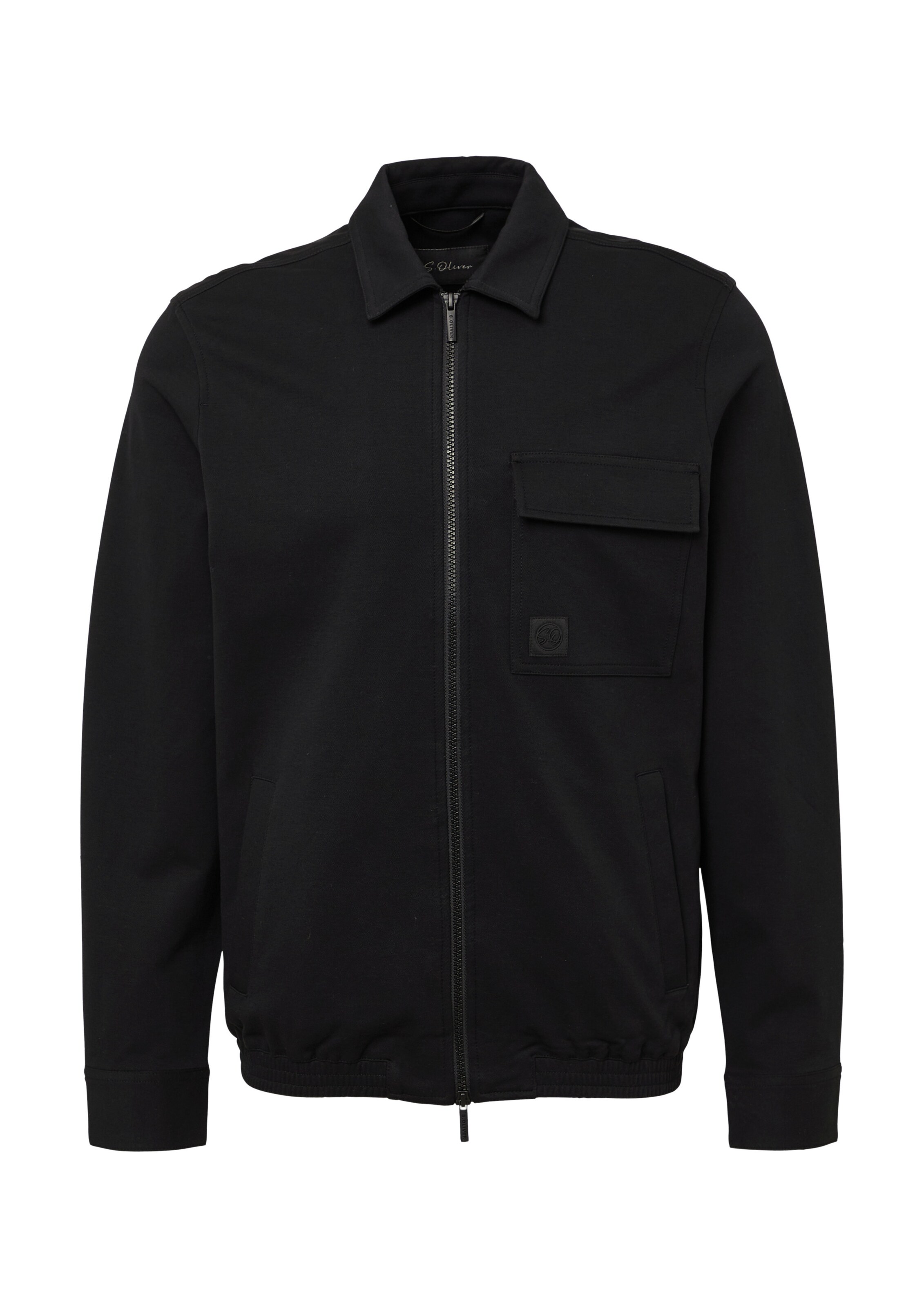 s.Oliver Übergangsjacke in schwarz, Produktansicht