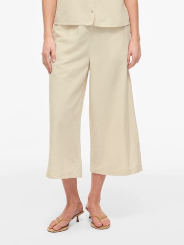 VILA Bő szár Nadrág - fehér: elől