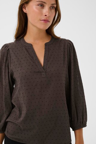 Kaffe - Blusa 'KAFrancesca' en marrón