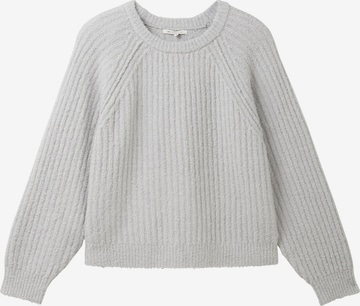 TOM TAILOR DENIM Sweater in Grey: front