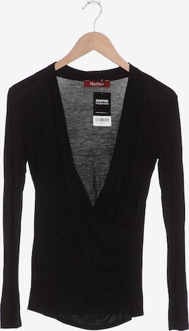 Max Mara Langarmshirt M in Schwarz: predná strana