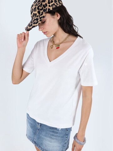 Busem T-Shirt in Weiß