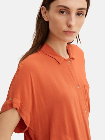 TOM TAILOR Blouse in Orange